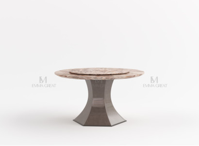 Round Dining table Round Table Living room Kitchen 135cm Luxury Marble Round Tables